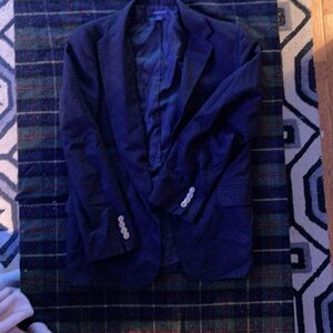 Lands End Boys Size 16 Navy Blazer